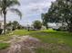 Spacious backyard with mature trees, perfect for outdoor activities and relaxation in a serene environment at 13863 Se 85Th Cir, Summerfield, FL 34491