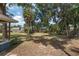 Expansive backyard featuring mature trees, lush greenery, and a serene, natural setting, perfect for outdoor activities at 3823 Se 49Th St, Ocala, FL 34480
