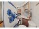 Inviting bathroom with a vanity, natural light, and charming decor elements at 3823 Se 49Th St, Ocala, FL 34480
