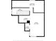 Second floor plan layout with storage, hall, and room dimensions at 3823 Se 49Th St, Ocala, FL 34480