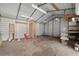 Spacious metal garage with high ceilings provides ample room for parking, storage, and a variety of projects at 3823 Se 49Th St, Ocala, FL 34480