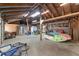 Large garage area with an abundance of open rafters, space and storage at 3823 Se 49Th St, Ocala, FL 34480