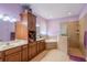 Lavish bathroom with soaking tub, shower, and dual sink vanity at 4015 Se 22Nd St, Ocala, FL 34471