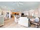 Open-concept layout with living room flowing into the kitchen, creating an ideal space for entertaining at 8303 Sw 82Nd Cir, Ocala, FL 34481