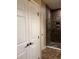 Bathroom featuring a tiled walk-in shower and neutral color palette at 8447 Sw 82Nd Loop, Ocala, FL 34481