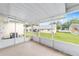 Relaxing screened patio with views of the well-maintained lawn and neighboring homes at 8885 Sw 90Th Ave, Ocala, FL 34481