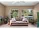 Cozy sunroom with plenty of windows, plants, and comfortable seating at 9175 Se 7Th Avenue Rd, Ocala, FL 34480
