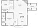 Detailed floor plan showcasing room dimensions and layout at 12080 Se Sunset Harbor Rd, Weirsdale, FL 32195