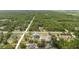 Serene aerial perspective with tree-lined roads and countryside featuring scattered residences among dense vegetation at 13663 Sw 66Th St, Ocala, FL 34481