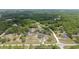 Expansive aerial view showcasing the property's location, surrounded by lush greenery and neighborhood at 13663 Sw 66Th St, Ocala, FL 34481