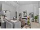Bright living room featuring vaulted ceiling, open floor plan, and modern decor at 1631 W Hwy 329, Citra, FL 32113