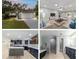 This is a collage of images showing the home's front exterior, kitchen, living room, and bathroom at 19028 Sw 101 Pl, Dunnellon, FL 34432