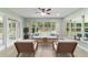 Inviting sun room with ample windows, neutral furniture, and serene outdoor views at 19028 Sw 101 Pl, Dunnellon, FL 34432