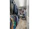 Walk-in closet with organized shelving and ample storage space for clothes and accessories at 380 Ne 53Rd St, Ocala, FL 34479