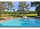 Inviting backyard pool and spa with views of the golf course at 4026 Nw 85Th Ter, Ocala, FL 34482