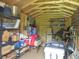 Organized shed interior provides ample storage for tools and equipment at 5083 Se 26Th St, Ocala, FL 34480