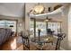Dining room with glass table overlooking the pool at 5174 Se 41St Ave, Ocala, FL 34480