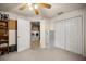 Laundry room with washer, dryer, tile floors, and closet at 5174 Se 41St Ave, Ocala, FL 34480