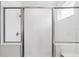 Bright shower with clear glass enclosure and white tile at 5842 Sw 78Th Avenue Rd, Ocala, FL 34474