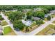 Aerial view of property showing the home, pool, yard, and surrounding neighborhood at 6070 Se 39Th Ave, Ocala, FL 34480
