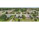 Aerial view of neighborhood showcasing well-maintained homes, lush landscaping, and tree-lined streets at 8772 Se 130Th Loop, Summerfield, FL 34491