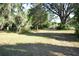 Large backyard featuring a spacious lawn, mature trees, and charming Spanish moss accents at 1050 E Highway 329, Citra, FL 32113