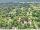 Aerial view of neighborhood, showing home's placement and nearby amenities at 12677 Se 53Rd Terrace Rd, Belleview, FL 34420