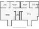 Upstairs floor plan with bedrooms and baths at 12677 Se 53Rd Terrace Rd, Belleview, FL 34420