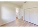 Inviting bedroom with closet and ensuite bathroom access, offering convenience and privacy at 15215 Sw 43Rd Ct, Ocala, FL 34473