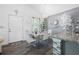 Modern dining area with a chandelier and luxury decor at 15324 Sw 40Th Place Rd, Ocala, FL 34481
