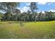Expansive backyard featuring lush greenery, mature trees, and a serene natural setting with utilities at 4673 Se 115Th St, Belleview, FL 34420