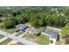 Aerial view of a home and backyard showing the surrounding landscape and neighborhood at 9 Bahia Trace Loop, Ocala, FL 34472