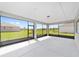 Enjoy the outdoors from this screened patio, providing a view of the backyard at 9865 Sw 105Th Ct, Ocala, FL 34481