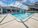 Beautiful community pool with a 3-foot depth marker at 145 Harbor Way, Auburndale, FL 33823
