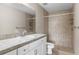 Bathroom with vanity, tiled shower, and modern fixtures at 17277 Sw 44Th Cir, Ocala, FL 34473