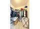 Walk-in closet with shelving and racks for optimal storage at 186 Nw 44Th St, Ocala, FL 34475