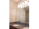 Bathroom featuring double sinks with granite countertops and chrome fixtures at 3947 Nw 46Th Ter, Ocala, FL 34482