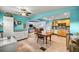 The living area features a bright, open floor plan and includes the kitchen and living room at 22535 Sw 117Th St, Dunnellon, FL 34431