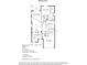 Detailed floor plan showcasing the layout of this two-bedroom, two-bath home with a two-car garage and golf cart space at 6776 Sw 95Th Cir, Ocala, FL 34481