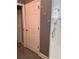 Bathroom featuring a glass enclosed shower and white paneled doors at 8298 Sw 79Th Cir, Ocala, FL 34476
