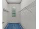 Walk-in closet with carpet flooring, shelving, and a small window for natural light at 95 Hickory Loop, Ocala, FL 34472