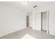 Bedroom with carpet and closet. Freshly painted at 14690 Sw 24Th. Pl, Ocala, FL 34481