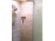 Shower stall with pebble flooring, corner caddy, and glass door, designed for comfort at 14695 Sw 112Th Cir, Dunnellon, FL 34432