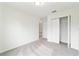 This bedroom has a closet and neutral carpet at 37 Teak Run, Ocala, FL 34472