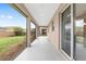View of the expansive screened patio with backyard views at 5587 Nw 40Th Pl, Ocala, FL 34482