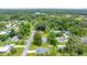Aerial view of neighborhood surrounded by trees and greenery, showcasing community layout at 6511 Se 25Th Ave, Ocala, FL 34480