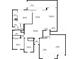 Detailed floorplan showcasing the layout of the home, including bedrooms, living areas, and the garage at 6877 Minchew Cir, The Villages, FL 34762