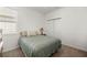 Bedroom with a bed, neutral carpeting, and natural light from a window at 7881 Sw 89Th Cir, Ocala, FL 34481