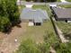 Aerial view of the back of the house with a screened porch and ample outdoor space at 9432 Se 159Th Ln, Summerfield, FL 34491