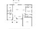 Detailed floor plan showing layout of the house with dimensions for each room at 9432 Se 159Th Ln, Summerfield, FL 34491